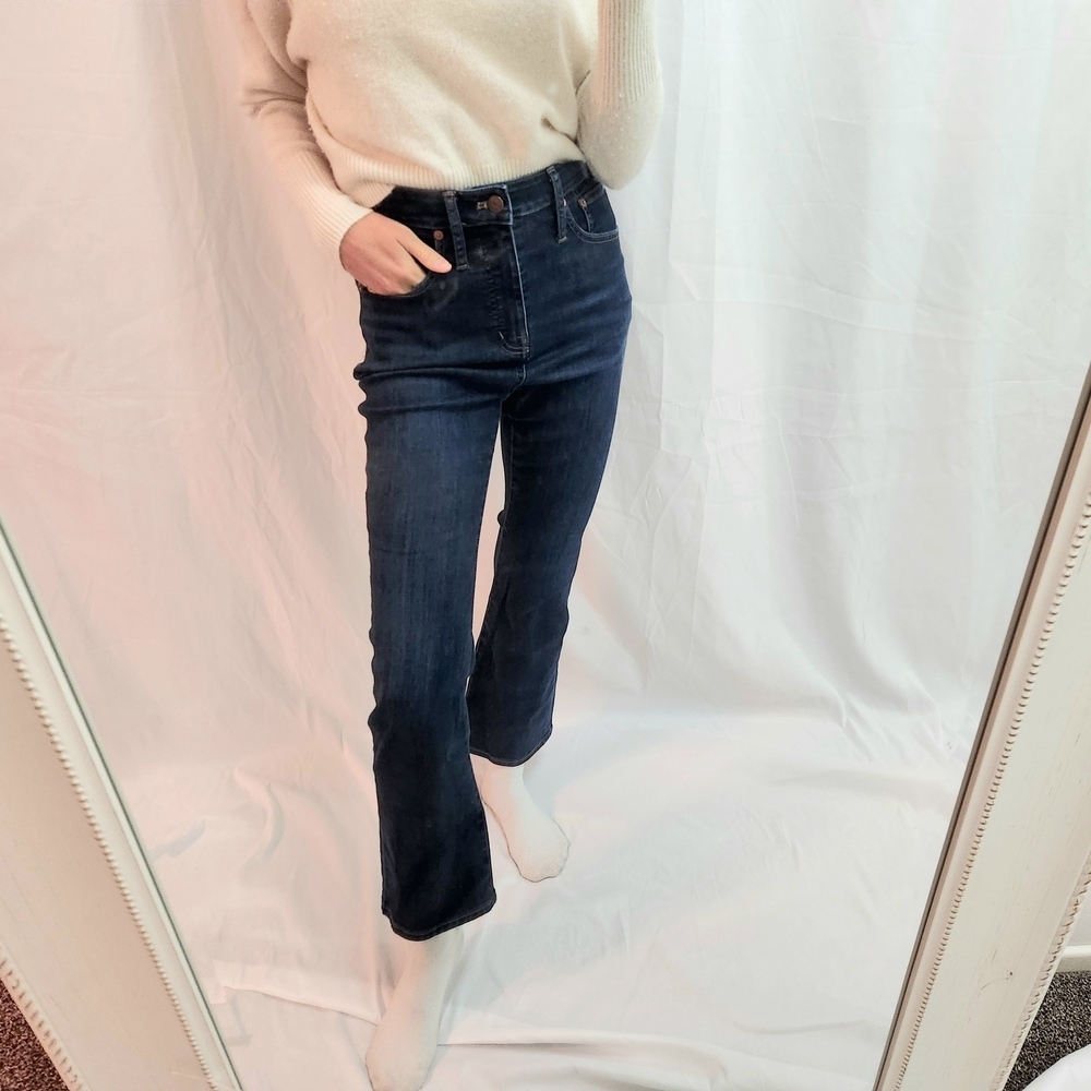 Madewell Dark Blue Flare Jeans